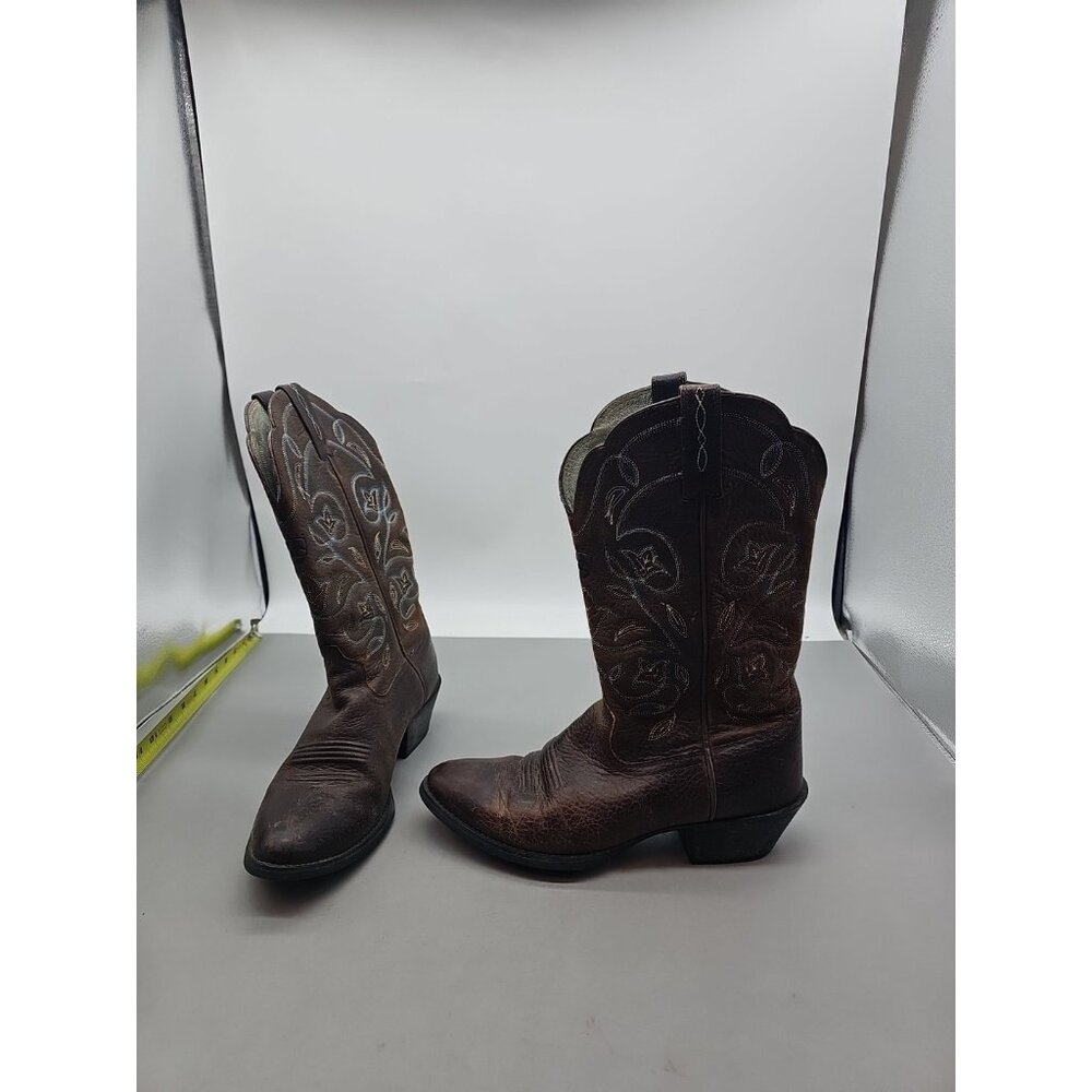 ARIAT‎ Hybrid Rancher Cowgirl Boots Women’s Size 7 B Brown Leather .